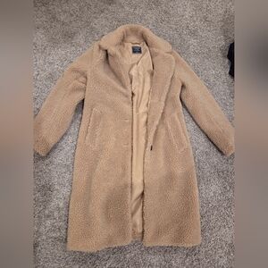 Abercrombie & Fitch Beige Teddy Jacket